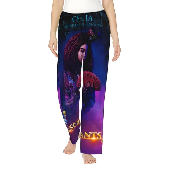 Descendants 3 Women's Pajama Pants Lounge Daily Novelty Cozy Sleep Bottoms Pants Sleepwear With Pockets