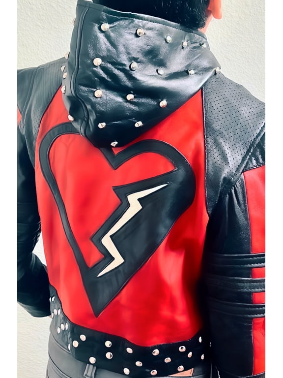 Descendants 4 The Rise Red Jacket for Girls – Kylie-Centric Leather Jacket