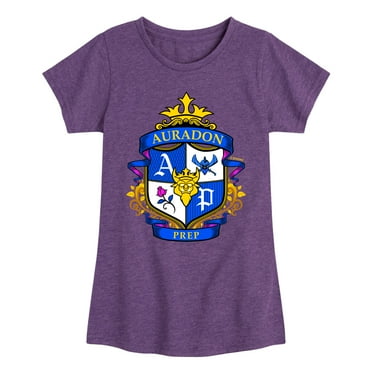 Descendants - Auradon Prep Crest - Toddler And Youth Girls Short Sleeve Graphic T-Shirt