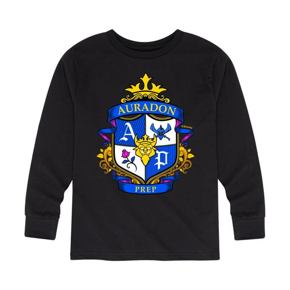 Descendants - Auradon Prep Crest- Toddler And Youth Long Sleeve Graphic T-Shirt
