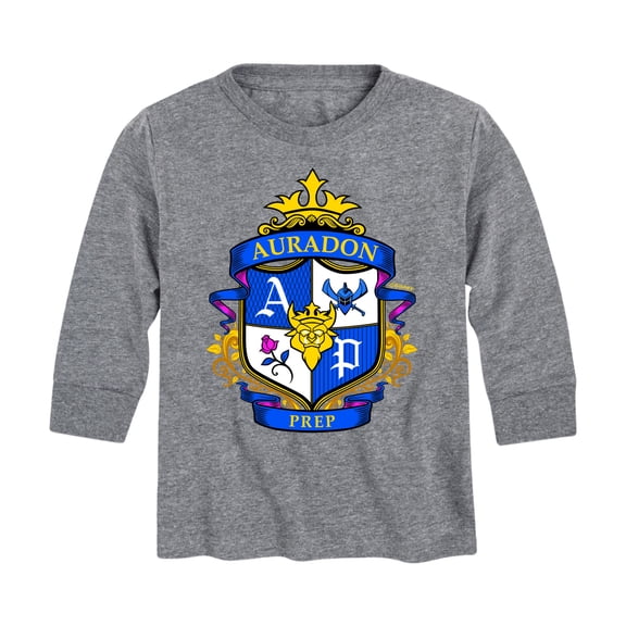 Descendants - Auradon Prep Crest- Toddler And Youth Long Sleeve Graphic T-Shirt
