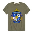 thumbnail image 1 of Descendants - Auradon Prep Crest - Toddler And Youth Short Sleeve Graphic T-Shirt, 1 of 5