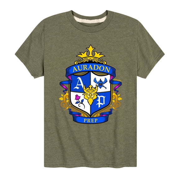 Descendants - Auradon Prep Crest - Toddler And Youth Short Sleeve Graphic T-Shirt