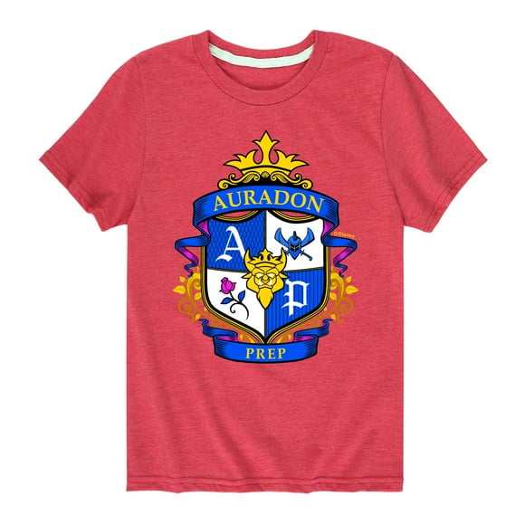 Descendants - Auradon Prep Crest - Toddler And Youth Short Sleeve Graphic T-Shirt