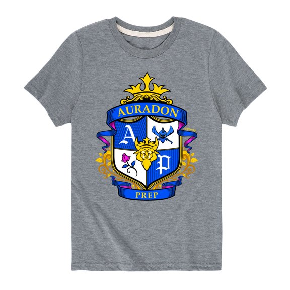 Descendants - Auradon Prep Crest - Toddler And Youth Short Sleeve Graphic T-Shirt