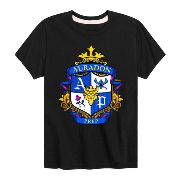 Descendants - Auradon Prep Crest - Toddler And Youth Short Sleeve Graphic T-Shirt