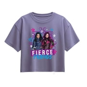 Descendants - Auradon Prep Girls' Short Sleeve Boxy Graphic T-Shirt