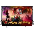 thumbnail image 1 of Descendants Backdrop,Descendants Birthday Party Banner Background for Children Birthday Party Decoration Supplies,(5x3ft), 1 of 2