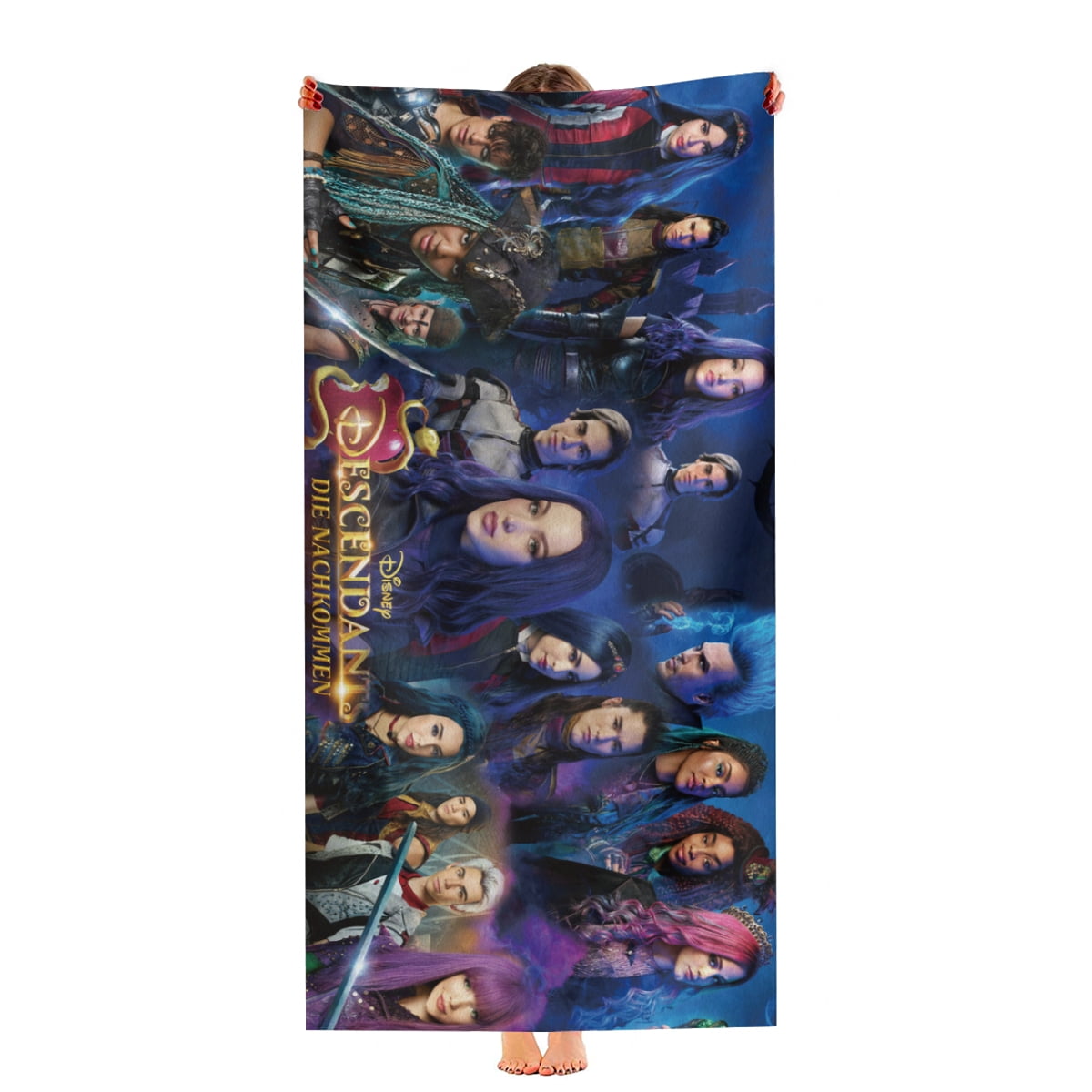 Descendants Beach Towel Quick Drying Microfiber Lightweight 30"x60" Birthday Gift