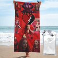 thumbnail image 1 of Descendants Beach Towels, Print Quick Dry Lightweight Absorbent Bath Towels, Ultra Soft Microfiber Swim Towel for Travel Beach Gym Camping Yoga Picnics Pool 27.5"X55", 1 of 8