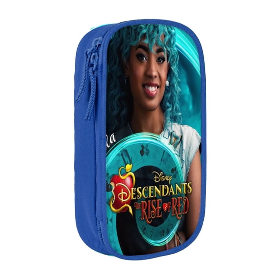 Descendants Big Capacity Pencil Case, Aesthetic Pen Pouch Storage Bag Supplies Organizer, Cute Pencil Bag with Multiple Compartments Pen Cases