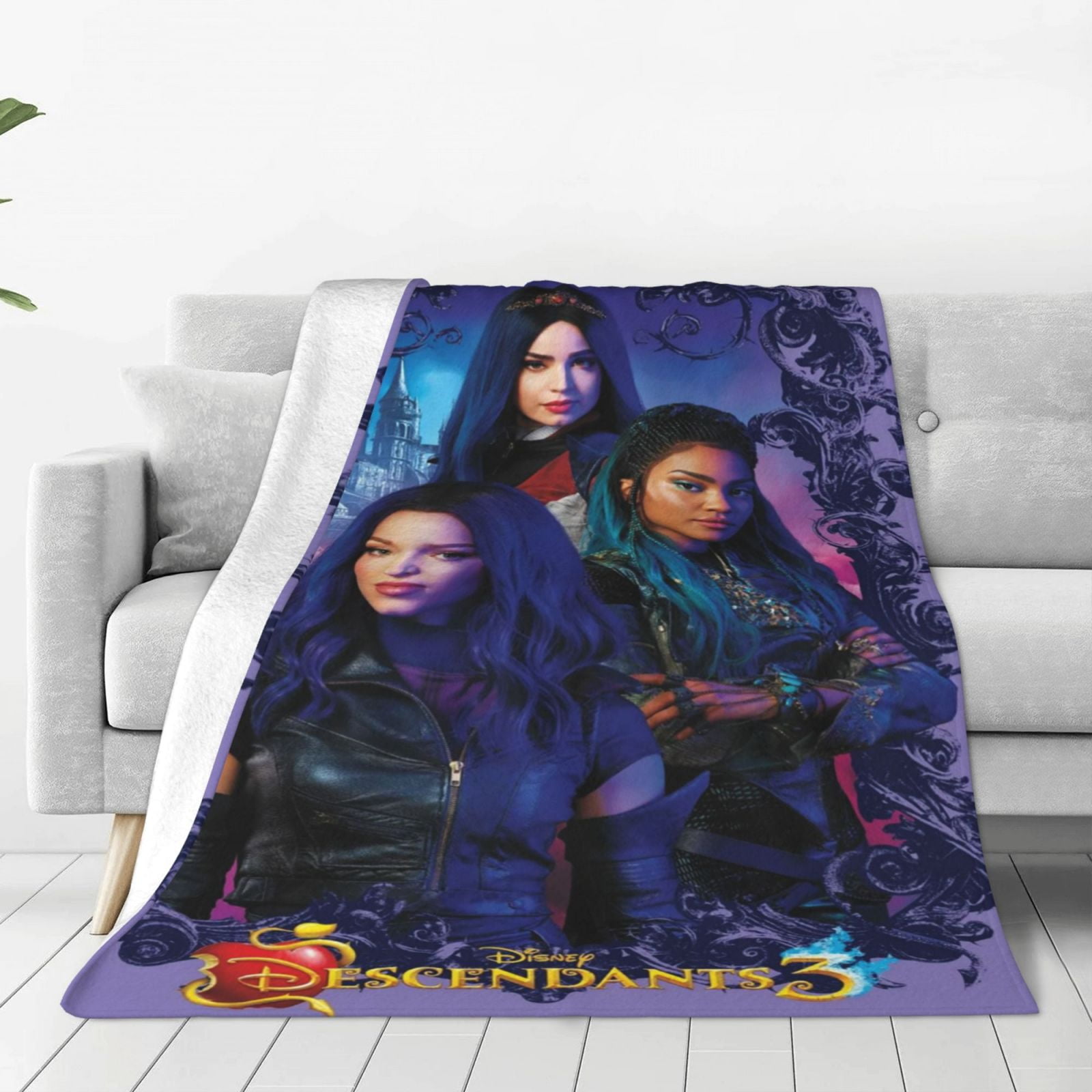 DESCENDANT TAPIS BLANKET ディセンダント ブランケット Descendants Blanket Super Soft Cozy Throw Blanket Fuzzy Comfy