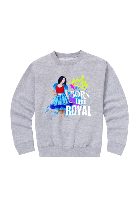 - Born To Be Royal - Toddler And Youth Crewneck Fleece Sweatshirt