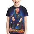 thumbnail image 1 of Descendants Boys Girls 3d Graphic Printed T-Shirt Crewneck Short Sleeve Tees, 1 of 6