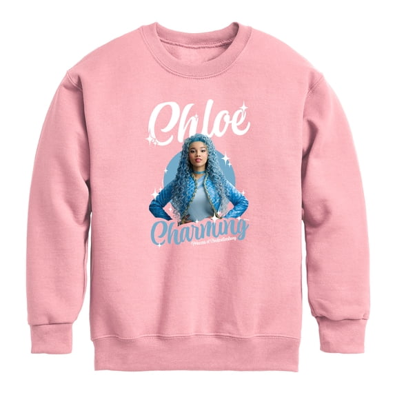 Descendants - Chloe Princess - Youth Boys Crew Fleece Sweatshirt