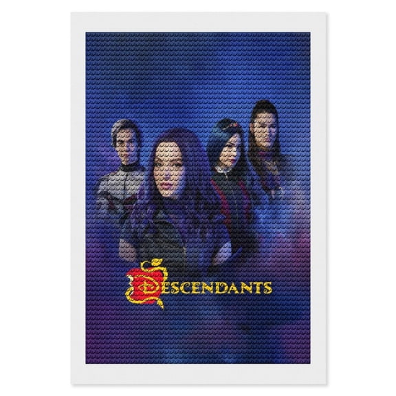 Descendan-t Diamond Art Kits DIY 5D Anime Painting by Number Kits Full Drills for Adults Crystal Pictures Arts Craft for Home Wall Decor Gift 8"×12"