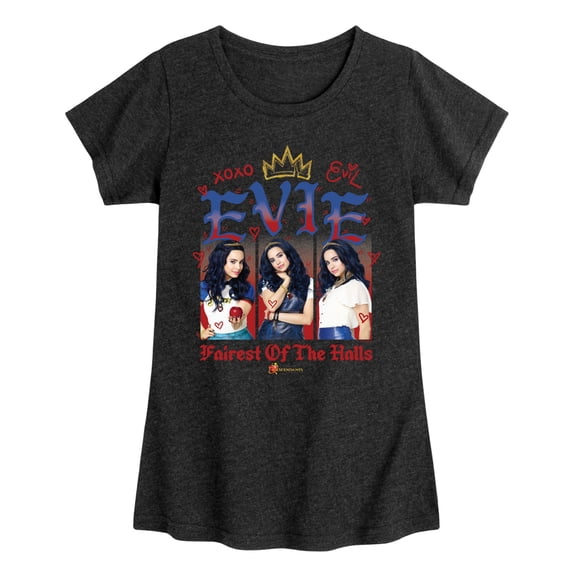 Descendants - Evie Fairest - Youth Girls Fitted Short Sleeve T-Shirt