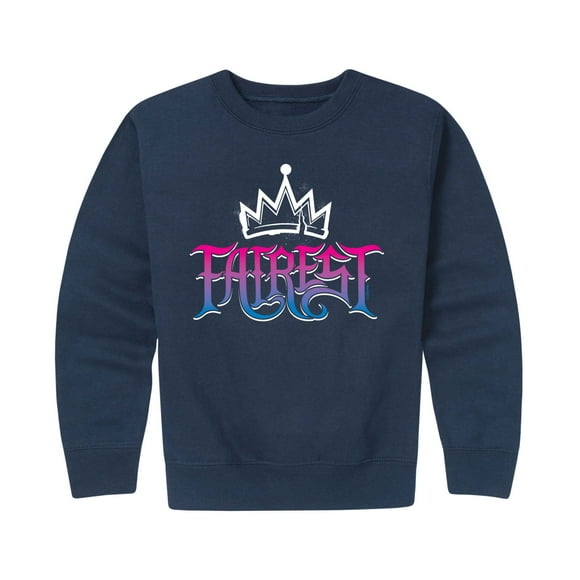 Descendants - Fairest Crown - Toddler And Youth Crewneck Fleece Sweatshirt