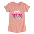 thumbnail image 1 of Descendants - Fairest Crown - Toddler And Youth Girls Short Sleeve Graphic T-Shirt, 1 of 5