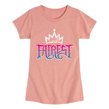 Descendants - Fairest Crown - Toddler And Youth Girls Short Sleeve Graphic T-Shirt