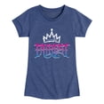 thumbnail image 1 of Descendants - Fairest Crown - Toddler And Youth Girls Short Sleeve Graphic T-Shirt, 1 of 5