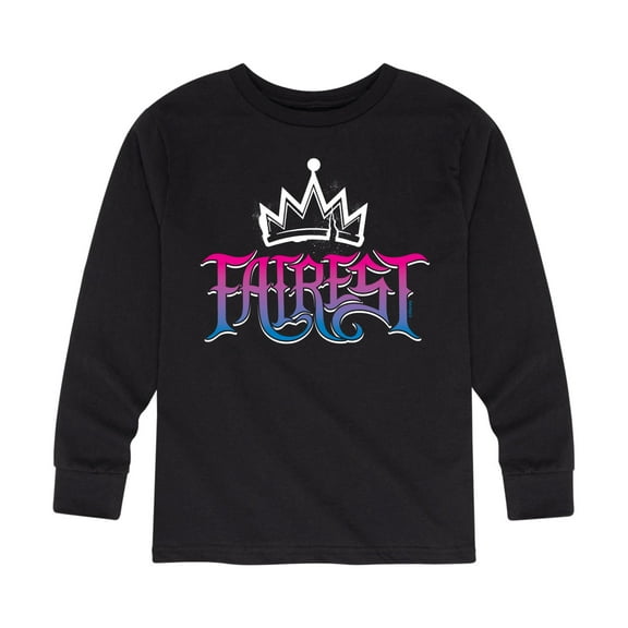 Descendants - Fairest Crown - Toddler And Youth Long Sleeve Graphic T-Shirt