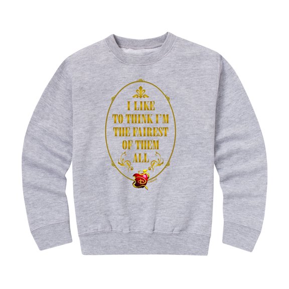 Descendants - Fairest Of The All - Toddler And Youth Crewneck Fleece Sweatshirt