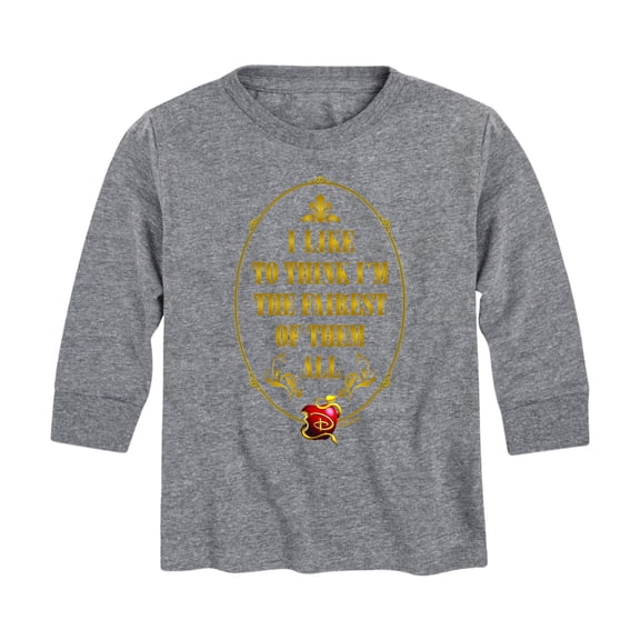 Descendants - Fairest Of The All - Toddler And Youth Long Sleeve Graphic T-Shirt