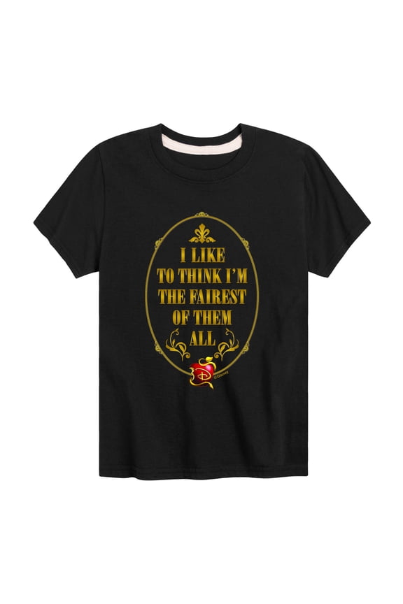 - Fairest Of Them All - Toddler And Youth Short Sleeve Graphic T-Shirt