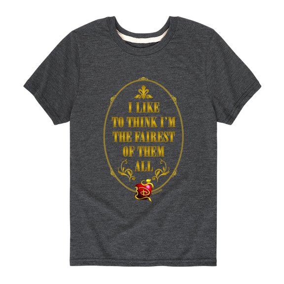 Descendants - Fairest Of Them All - Toddler And Youth Short Sleeve Graphic T-Shirt