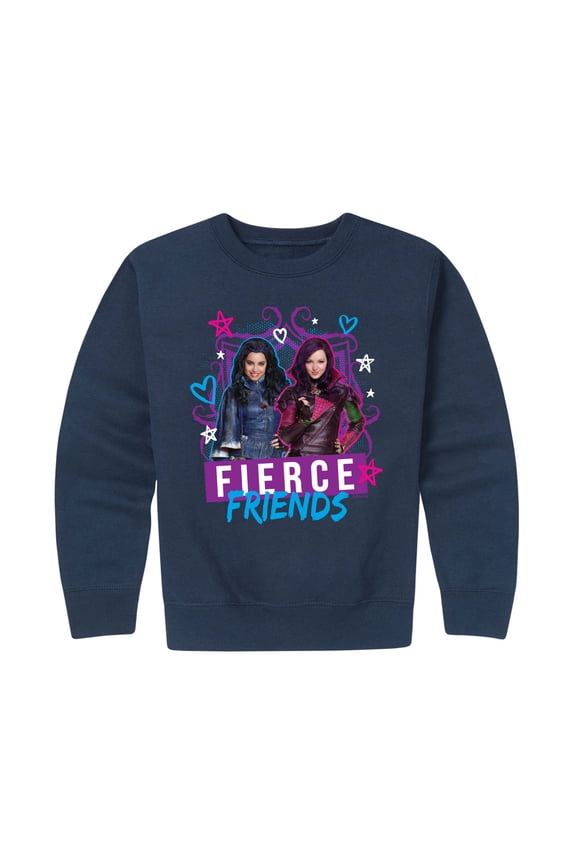 - Fierce Friends - Toddler And Youth Crewneck Fleece Sweatshirt