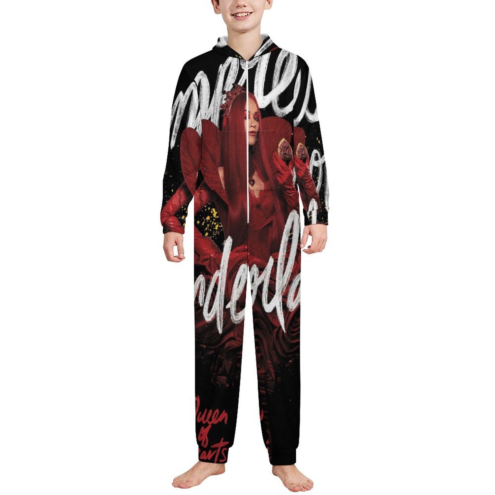 Descendants Kids Hooded Jumpsuit Union Suit Onesie One Piece Blanket ...
