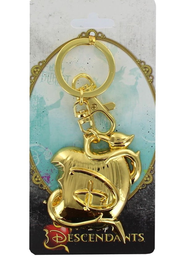 Descendants Logo Gold Pewter Key Ring