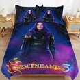 thumbnail image 1 of Descendants Mal 3 Pieces Bedding Set Double Sided Printing Soft Comforter Sets Decor Bedroom Gifts With 1 Duvet Cover 2 Pillowcases, 1 of 8