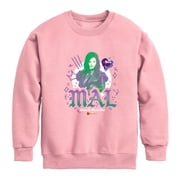 Descendants - Mal Golden Eyes - Youth Boys Crew Fleece Sweatshirt