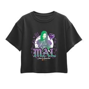 Descendants - Mal Golden Eyes Short Sleeve Boxy Graphic T-Shirt