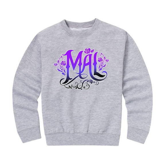 Descendants - Mal - Toddler And Youth Crewneck Fleece Sweatshirt
