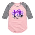 thumbnail image 1 of Descendants - Mal - Toddler And Youth Girls Raglan Graphic T-Shirt, 1 of 4