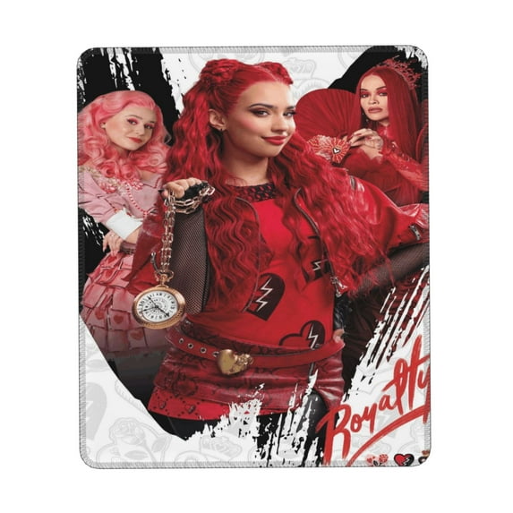 Descendants Mouse Pad, Computer Mouse Mat, Waterproof Non-Slip Rubber Base MousePads for Office Laptop 8.3 x 10.3 in