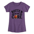 thumbnail image 1 of Descendants - Rotten To The Core - Toddler And Youth Girls Short Sleeve Graphic T-Shirt, 1 of 5