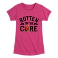 thumbnail image 1 of Descendants - Rotten To The Core - Toddler And Youth Girls Short Sleeve Graphic T-Shirt, 1 of 5