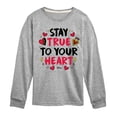 thumbnail image 1 of Descendants - Stay True To Your Heart - Youth Boys Long Sleeve Graphic T-Shirt, 1 of 4