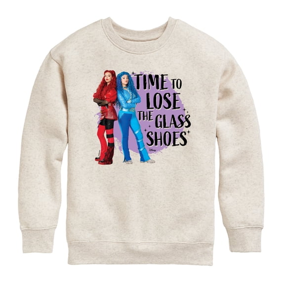 Descendants - Time To Lose The Glass Shoes - Youth Boys Crew Fleece Sweatshirt
