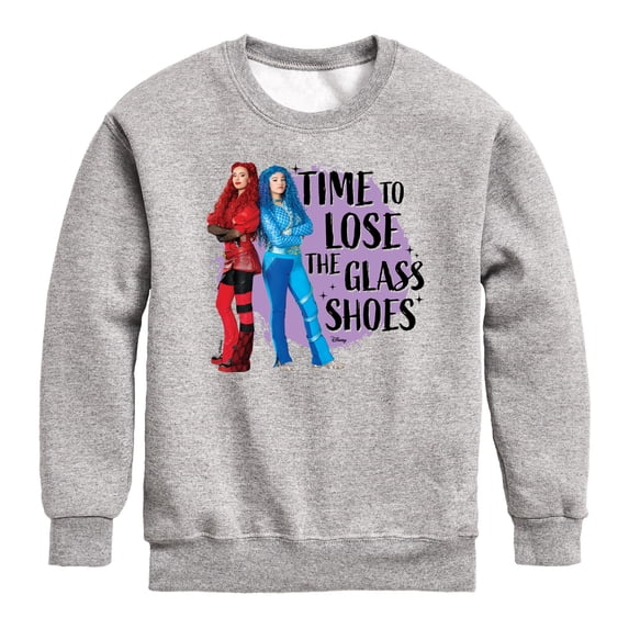 Descendants - Time To Lose The Glass Shoes - Youth Boys Crew Fleece Sweatshirt