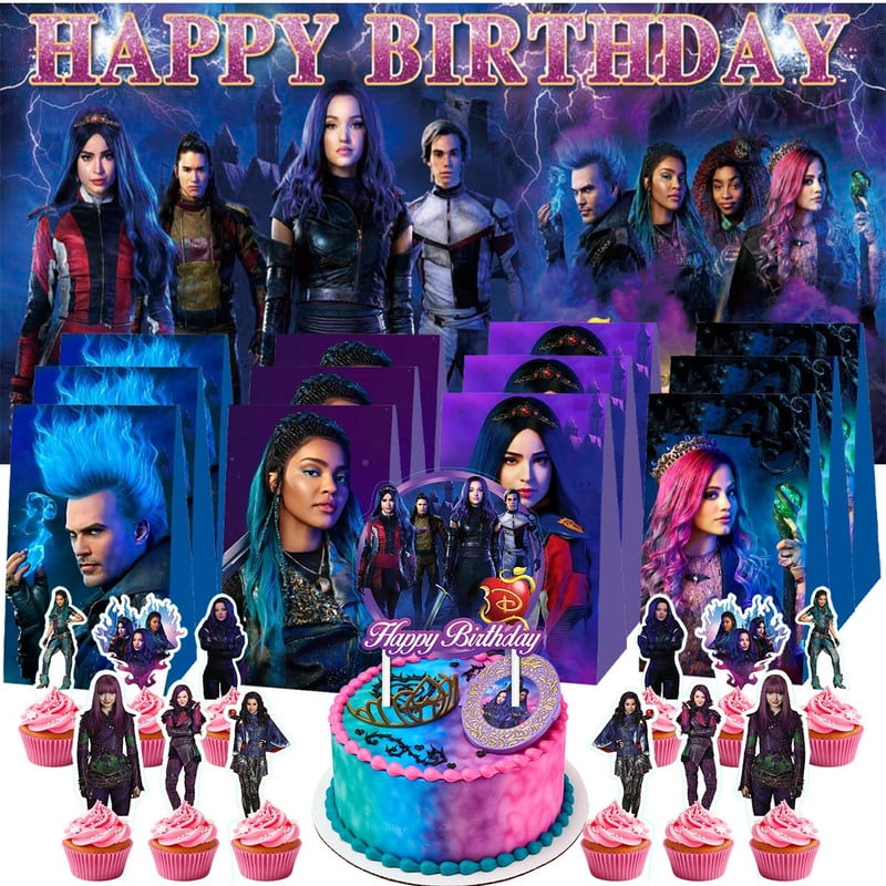 20pcs Descendants Goodie Bags - Themed Party Favor Bags For Kids Birthday, Decorations, Gifts