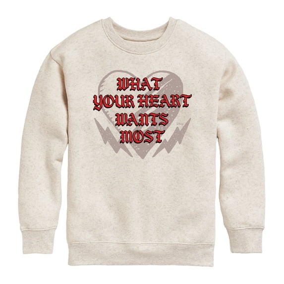 Descendants - What Your Heart Wants Most - Youth Boys Crew Fleece Sweatshirt