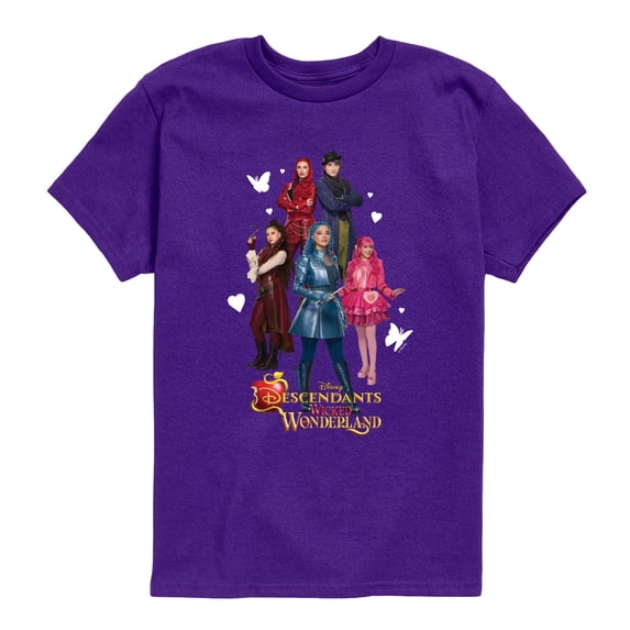 Descendants: Wicked Wonderland - Character Collage Short Sleeve Graphic T-Shirt