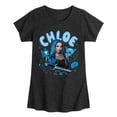 thumbnail image 1 of Descendants: Wicked Wonderland - Chloe Doodle Fitted Short Sleeve Graphic T-Shirt, 1 of 4