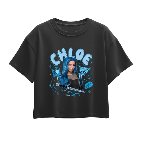 Descendants: Wicked Wonderland - Chloe Doodle Short Sleeve Boxy Graphic T-Shirt