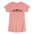 thumbnail image 1 of Descendants: Wicked Wonderland - Doodle Pink Fitted Short Sleeve Graphic T-Shirt, 1 of 4